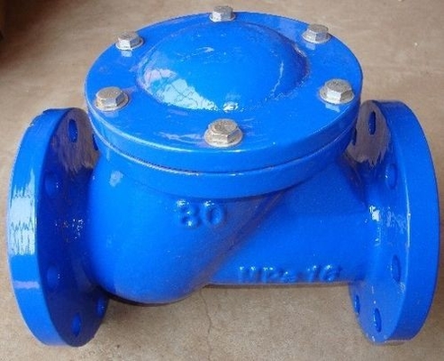 Duktile des Eisen-Ggg40 Doppelt-Weisen-Metallrückschlagventile Schwingen-des Rückschlagventil-DN400 PN16