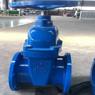 QT450 Roheisen-Form-Stahl PN16 Dn200 flanschte Schieber für Wasser