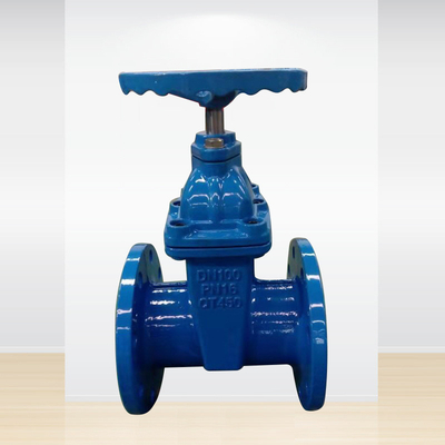 Kundengerechte Schleuse Ggg50 Pn16 flanschte das elastische betriebene Seat-Schieber-Handrad