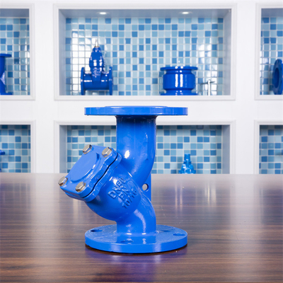 DN50 flanschte geworfenes duktiles blaues Wasser des Eisen-Y des Sieb-Ggg40 Pn16 DN65